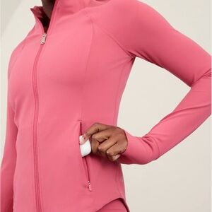 Athleta SALUTATION JACKET S Small dragon fruit